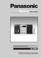 Panasonic - SC-PMX1 - Navod na obsluhu SK-5
